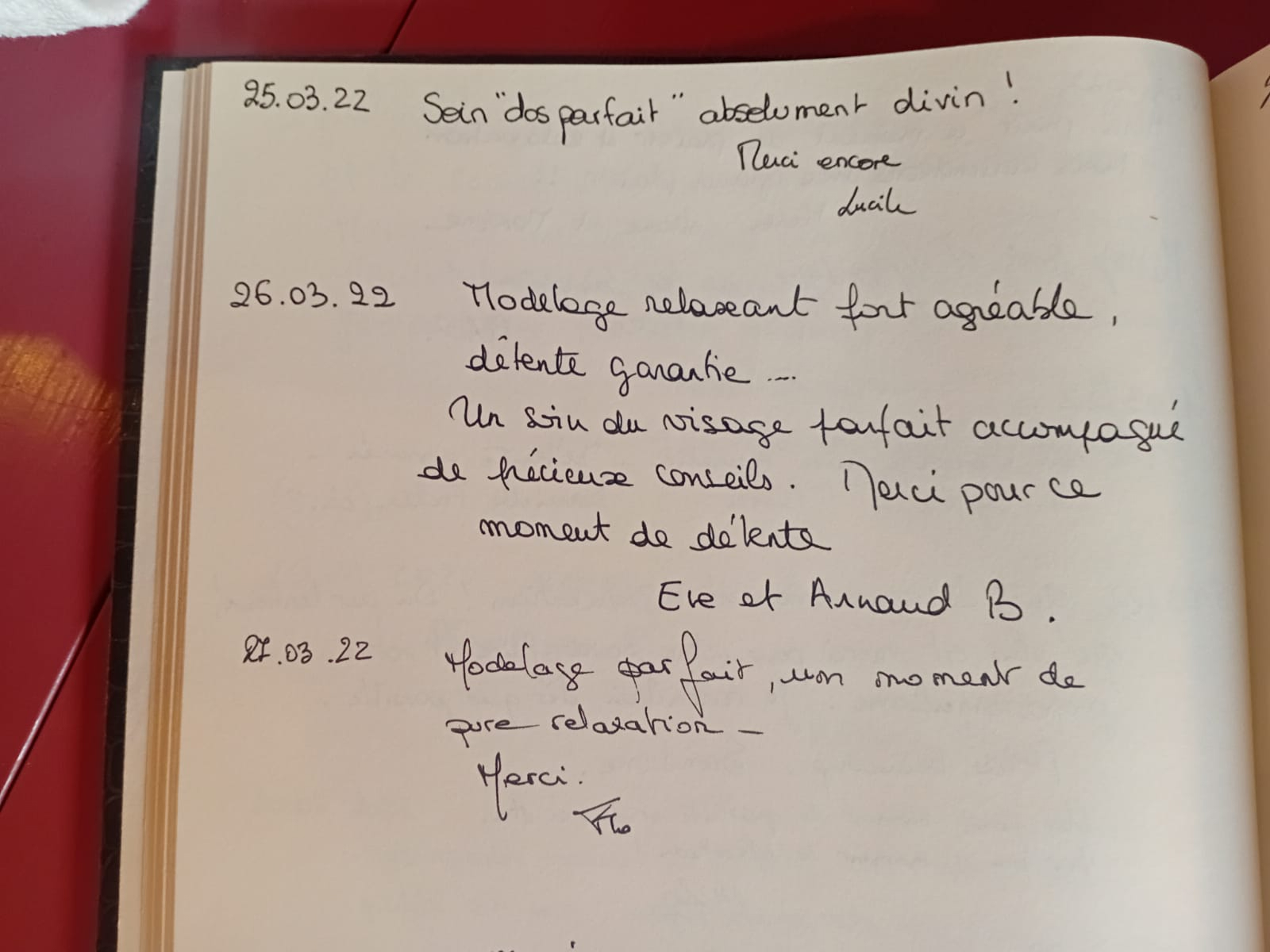 Page du livre d'or 10